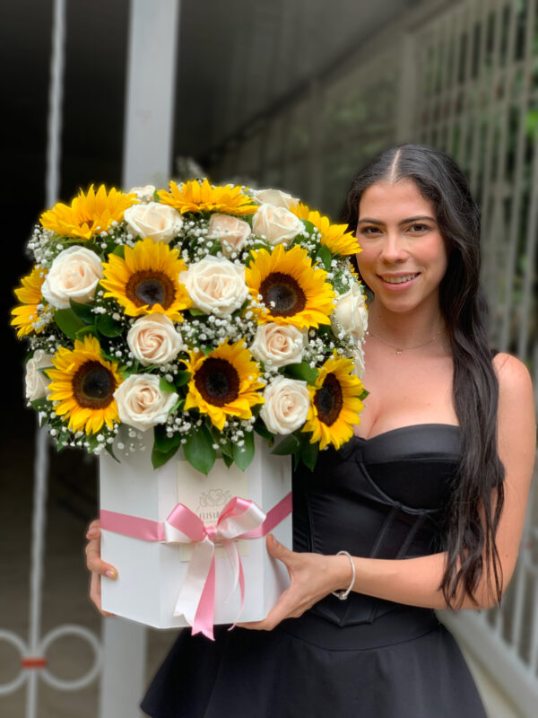 Medium Boxes Rosas y Girasoles
